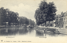2091 Gezicht op de Stadsbuitengracht te Utrecht met links de Nieuwekade en rechts de Weerdsingel W.Z.
